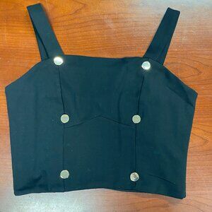 Guess Black Crop Top New Size L